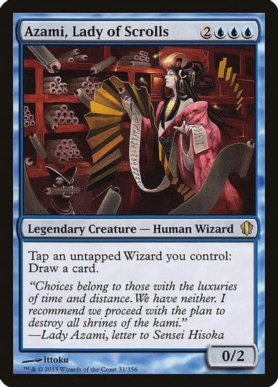 Azami Lady of Scrolls Commander 2013 Magic card