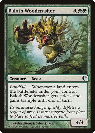 Baloth Woodcrasher Commander 2013 Magic card