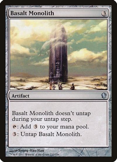 Basalt Monolith Commander 2013 Magic card