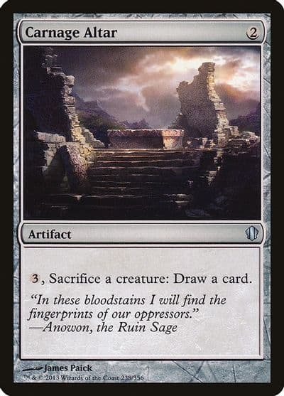 Carnage Altar Commander 2013 Magic card