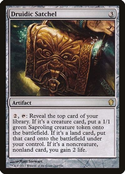 Druidic Satchel Commander 2013 Magic card