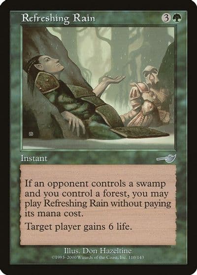 Refreshing Rain Nemesis Magic card