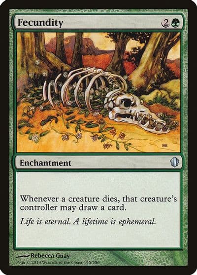 Fecundity Commander 2013 Magic card