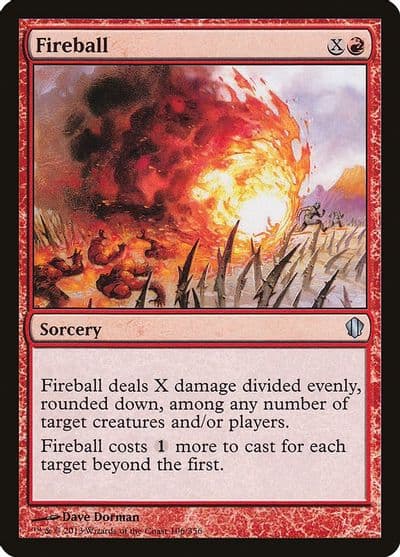Fireball Commander 2013 Magic card