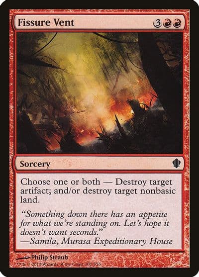 Fissure Vent Commander 2013 Magic card