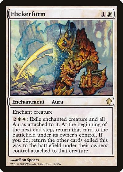 Flickerform Commander 2013 Magic card
