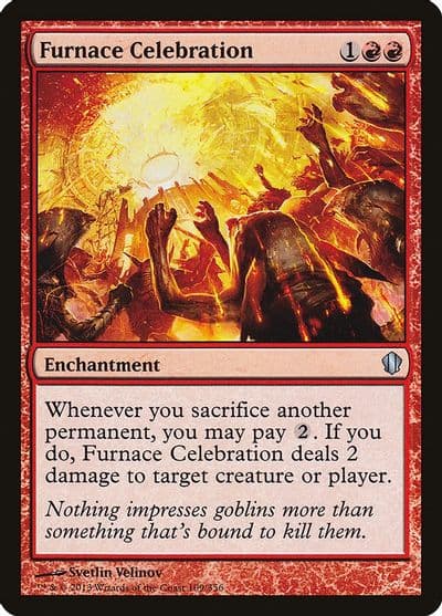 Furnace Celebration Commander 2013 Magic card