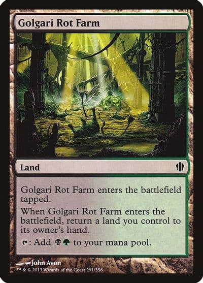 Golgari Rot Farm Commander 2013 Magic card