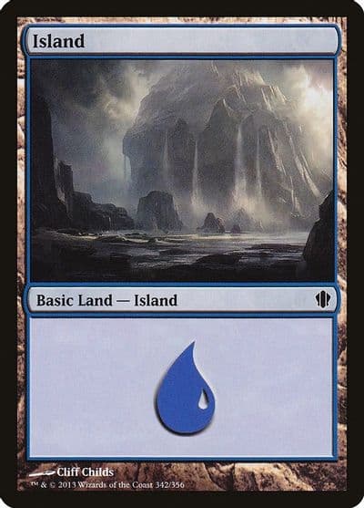 Island 342 Commander 2013 Magic card