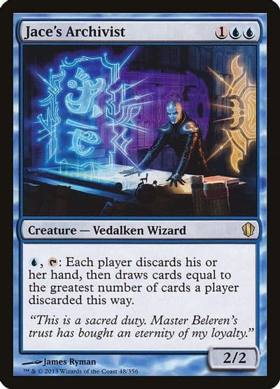 Jaces Archivist Commander 2013 Magic card