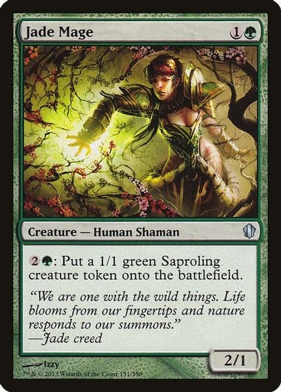 Jade Mage Commander 2013 Magic card