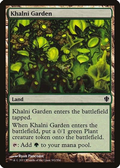 Khalni Garden Commander 2013 Magic card