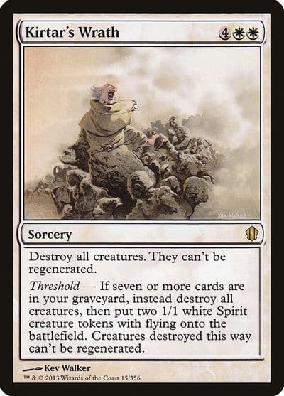Kirtars Wrath Commander 2013 Magic card