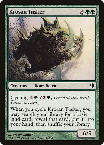 Krosan Tusker Commander 2013 Magic card
