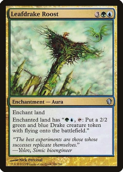 Leafdrake Roost Commander 2013 Magic card