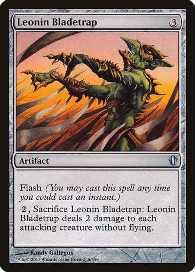 Leonin Bladetrap Commander 2013 Magic card