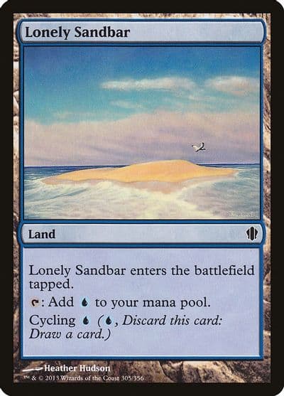 Lonely Sandbar Commander 2013 Magic card