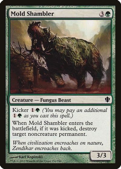 Mold Shambler Commander 2013 Magic card