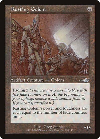 Rusting Golem Nemesis Magic card