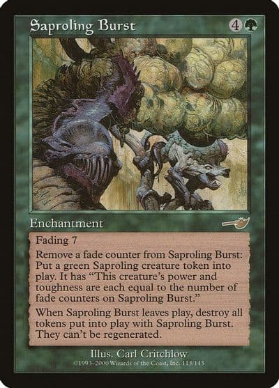 Saproling Burst Nemesis Magic card