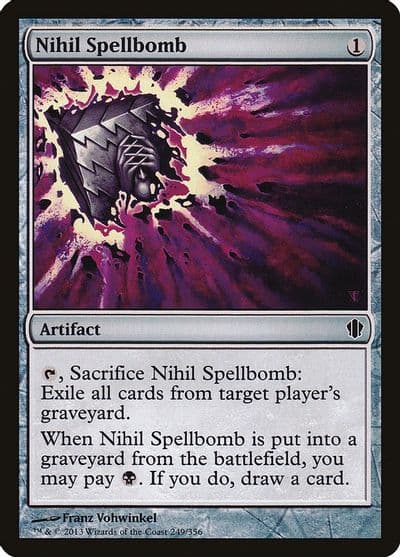 Nihil Spellbomb Commander 2013 Magic card