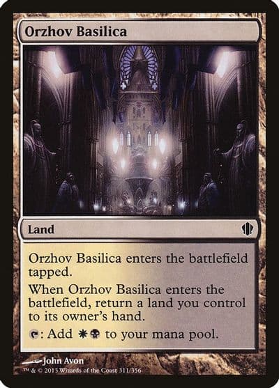 Orzhov Basilica Commander 2013 Magic card