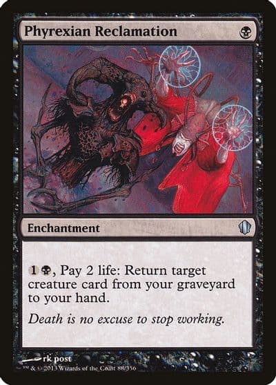 Phyrexian Reclamation Commander 2013 Magic card