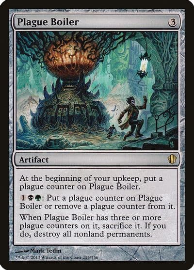 Plague Boiler Commander 2013 Magic card