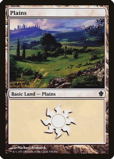 Plains 338 Commander 2013 Magic card