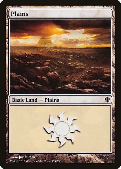 Plains 339 Commander 2013 Magic card
