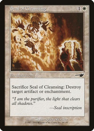 Seal of Cleansing Nemesis Magic card