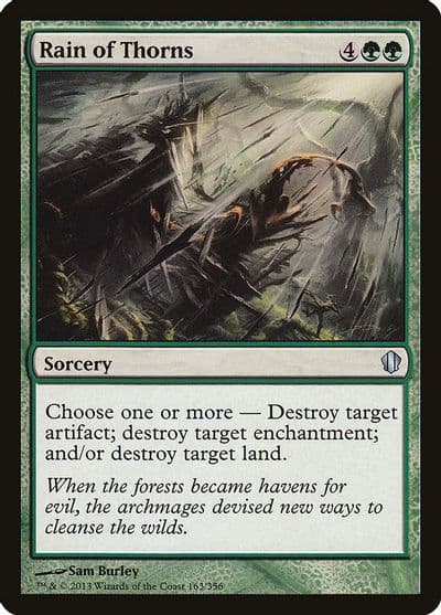 Rain of Thorns Commander 2013 Magic card