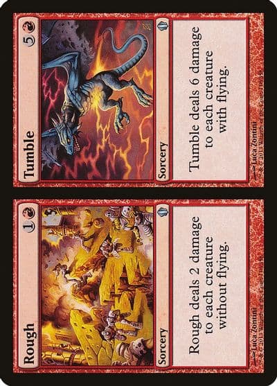 Rough Tumble Commander 2013 Magic card