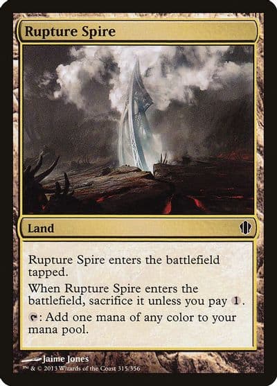 Rupture Spire Commander 2013 Magic card