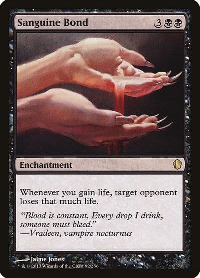 Sanguine Bond Commander 2013 Magic card