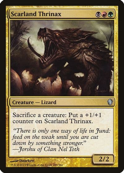Scarland Thrinax Commander 2013 Magic card