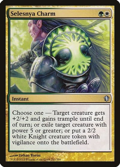Selesnya Charm Commander 2013 Magic card