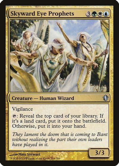 Skyward Eye Prophets Commander 2013 Magic card