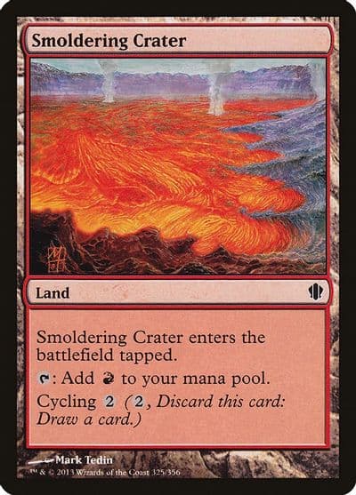 Smoldering Crater Commander 2013 Magic card
