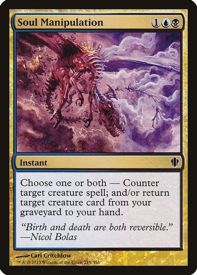 Soul Manipulation Commander 2013 Magic card