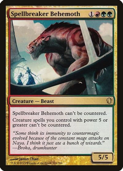 Spellbreaker Behemoth Commander 2013 Magic card