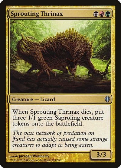 Sprouting Thrinax Commander 2013 Magic card