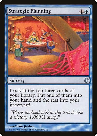 Strategic Planning Commander 2013 Magic card
