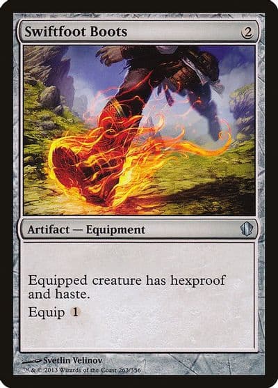 Swiftfoot Boots Commander 2013 Magic card
