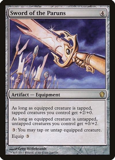 Sword of the Paruns Commander 2013 Magic card