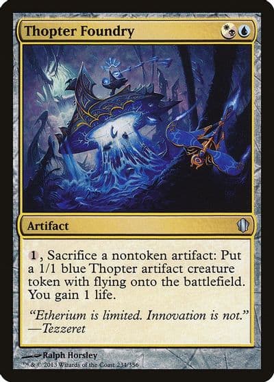 Thopter Foundry Commander 2013 Magic card