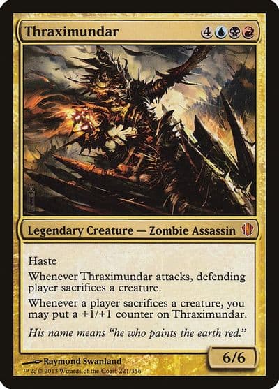 Thraximundar Commander 2013 Magic card