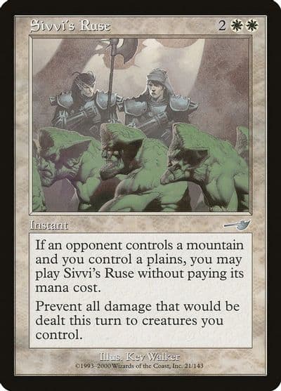 Sivvis Ruse Nemesis Magic card