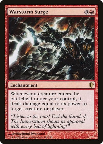 Warstorm Surge Commander 2013 Magic card