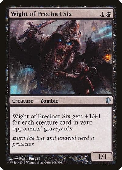 Wight of Precinct Six Commander 2013 Magic card